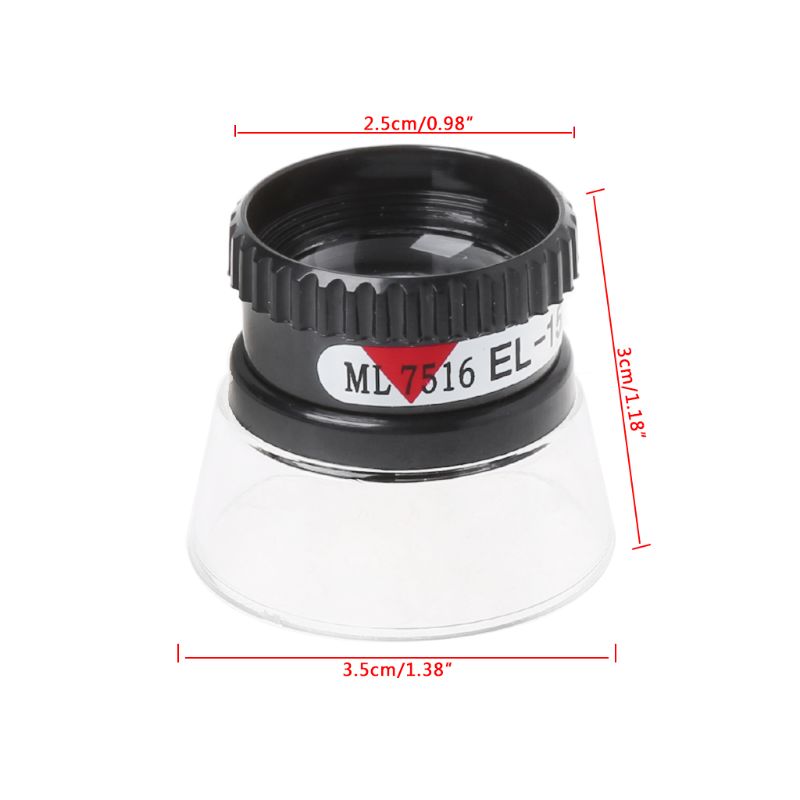 15X Monoculaire Vergrootglas Loupe Lens Kaart Eye Vergrootglas Sieraden Reparatie Tool