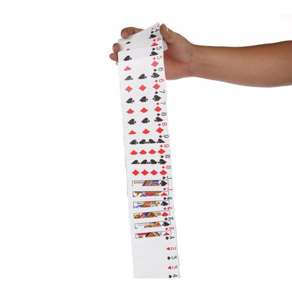 Waterdichte kaarten grap truc rekwisiet grap poker acrobatiek waterval kaartrekwisieten magie elektrisch deck pokerspel speelkaarten