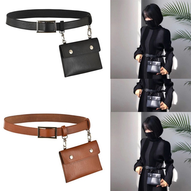 Hirigin Style de femmes filles taille Fanny Pack ceinture sac pochette voyage hanche Bum sac femmes solide sac à main