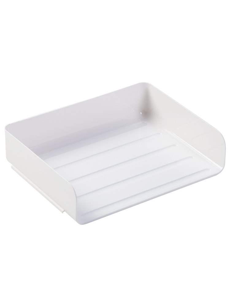Office Organizer Desk Magazine Holder School Supplies Paper Tray Stackable Storage Rack Plastic File Box