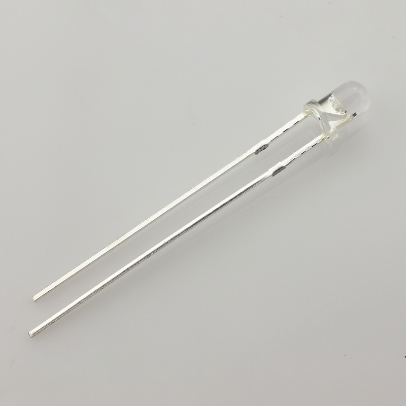 Lot De 10 LEDs Super Lumineuses 3mm Blanc Chaud 3000K Avec Câble 20cm 5V - 4000-6000 Mcd - Marque Lumonic