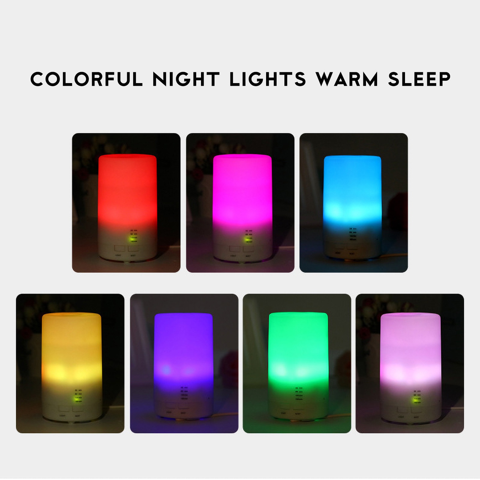 Air Aroma Essential Oil Diffuser LED Aroma Aromatherapy Humidifier USB Humidifier Luminous Colorful Aroma Diffuser Flavorable