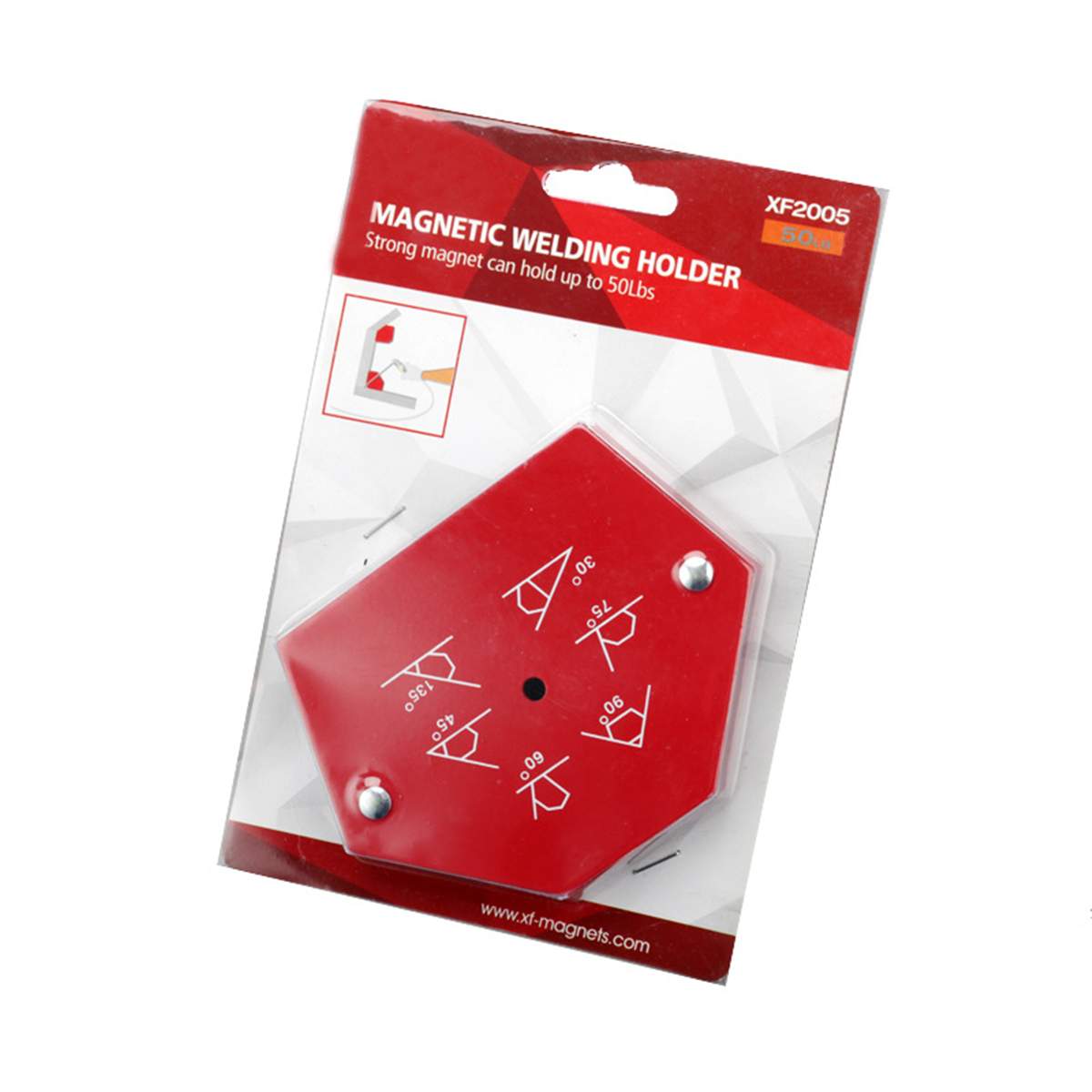 Multi-angle Welding Magnet Welding Holder Arrow Magnetic Clamp for Welding Magnet 25lbs/50lbs/75lbs Welding Locator: 50LBS