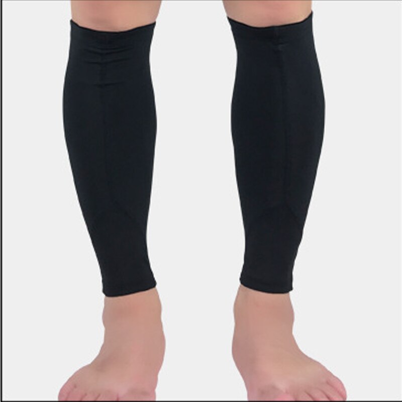 1 paar Antislip Compressie Been Mouwen Basketbal Voetbal Kalf Ondersteuning Running Shin Guard Fietsen Beenwarmers Zon UV Protector