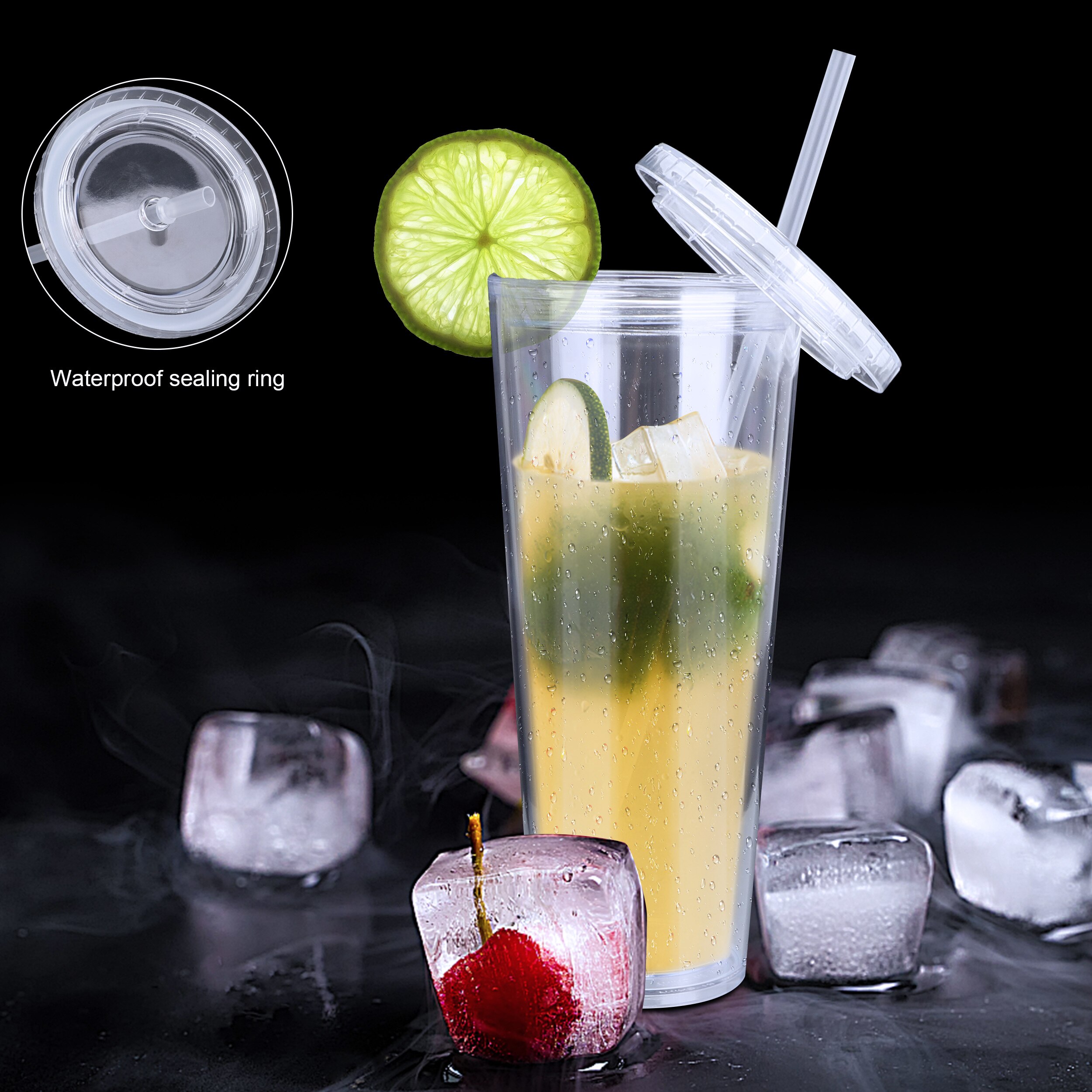 Outdoor Draagbare Herbruikbare Drinkbeker Melk Koffie Mok Thee Fruit Water Fles Met Deksel Diy Voor Vrouwen Tumbler Outdoor Water bottl