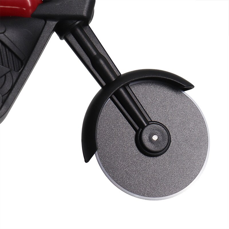 Stainless Steel Motorcycle Cutter Pizza Knife Cake Tools Pizza Wheels Scissors Ideal For Pizza Pies Waffles Kitchen Accessory