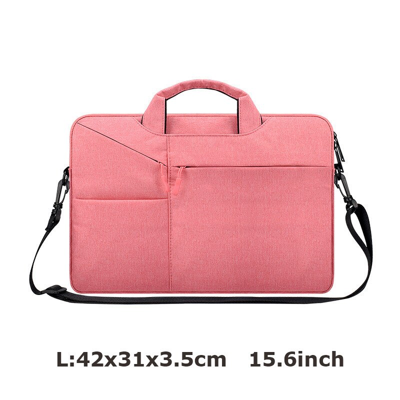 Wodoodporna torba na laptopa kobiety mężczyźni 13.3 15.6 16 cal Case dla Macbook Air Pro torby dla Xiaomi Acer Notebook ziper rękawem pokrywa: 2-L