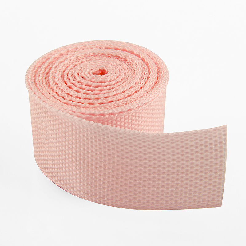 Sangles en PP fines pour sac à dos, 70 Yards/Lot, 23mm, ruban d&#39;emballage pour animal de compagnie, 15 couleurs, noir, blanc, rouge, bleu, vert, jaune, violet: 44 Pink 23mm