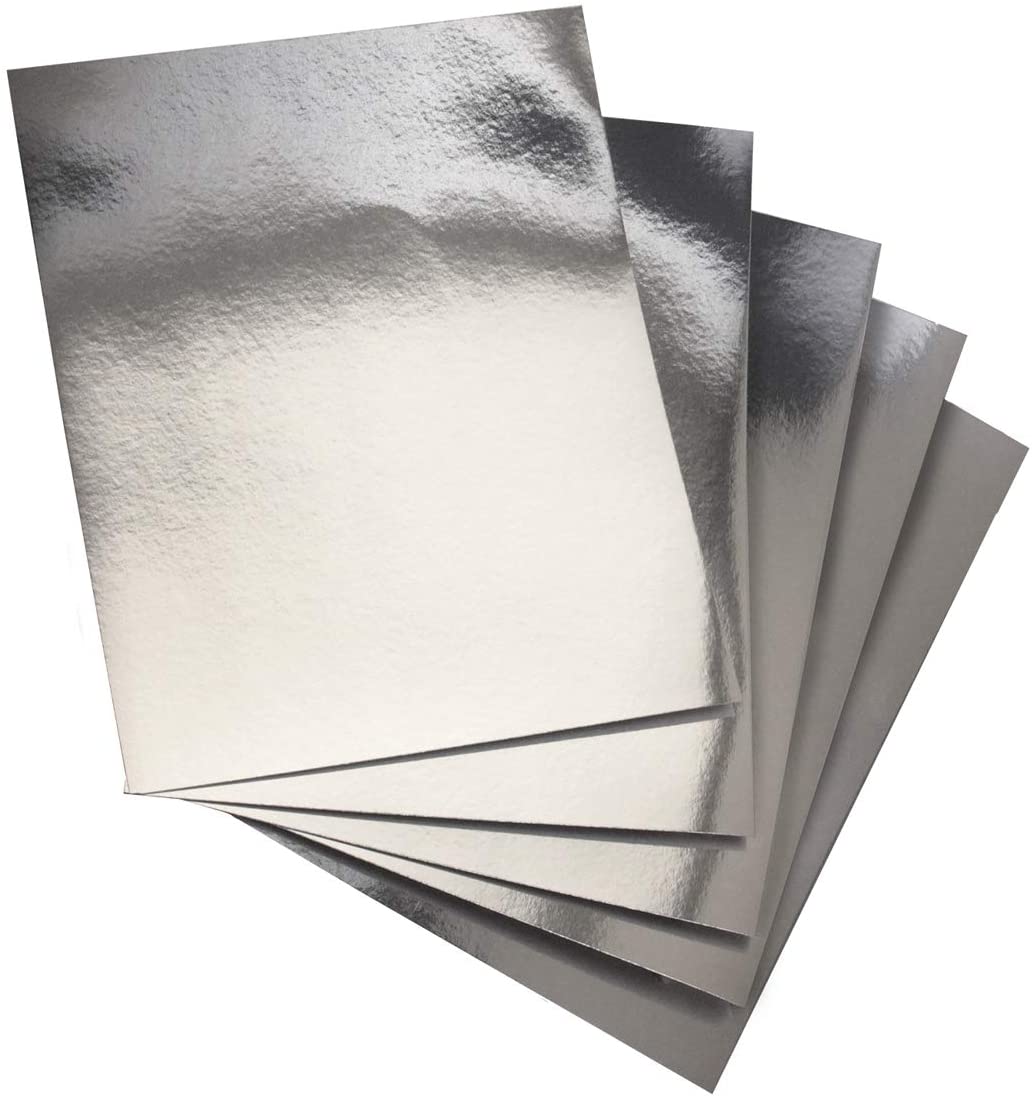 16Sheets/Pack Spiegel Boord Lakens Reflecterende Glanzende Poster Board Metallic Folie Vellen Papier Voor Kunsten En Ambachten 297x210mm