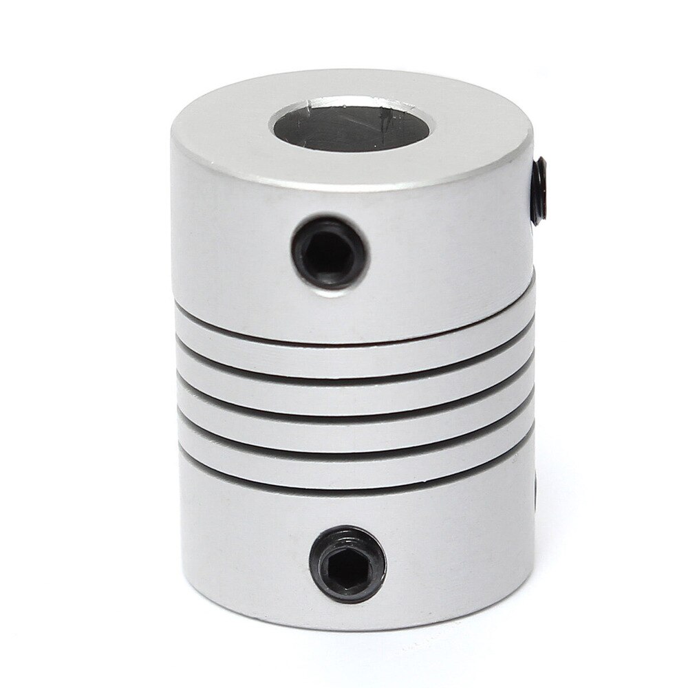 Justinlau 8Mm X 10Mm Aluminium Flexibele Askoppeling OD19mm X L25mm Cnc Stappenmotor Koppeling Connector