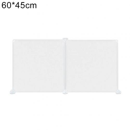 Kontor klasserom skrivebord bord klart anti dråpe partisjon skjermdeler bord: Fjern 60 x 45cm