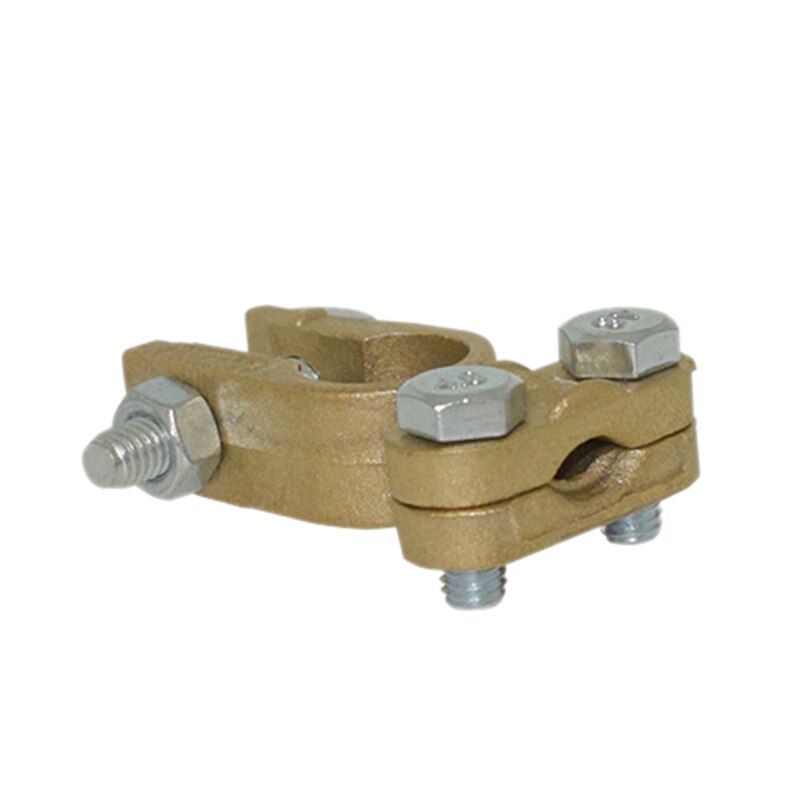 2X Solid Brass Heavy Duty Angle Battery Top Post Cable Terminal Wire Terminals Car Battery Connector Battery Terminal Battery Cl