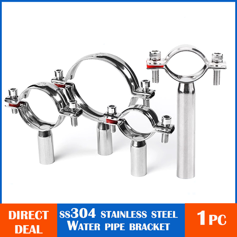 304 roestvrijstalen armatuur Pijpbeugel Lassen Waterleiding Vaste buisklem Ronde buisklem PVC-vergrendelingsklem 19-108 mm