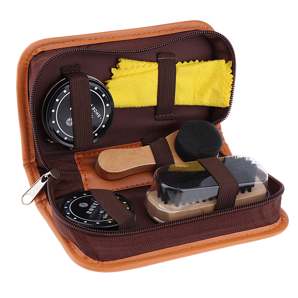 5 pièces chaussures chaussures chaussures en cuir chaussures de nettoyage