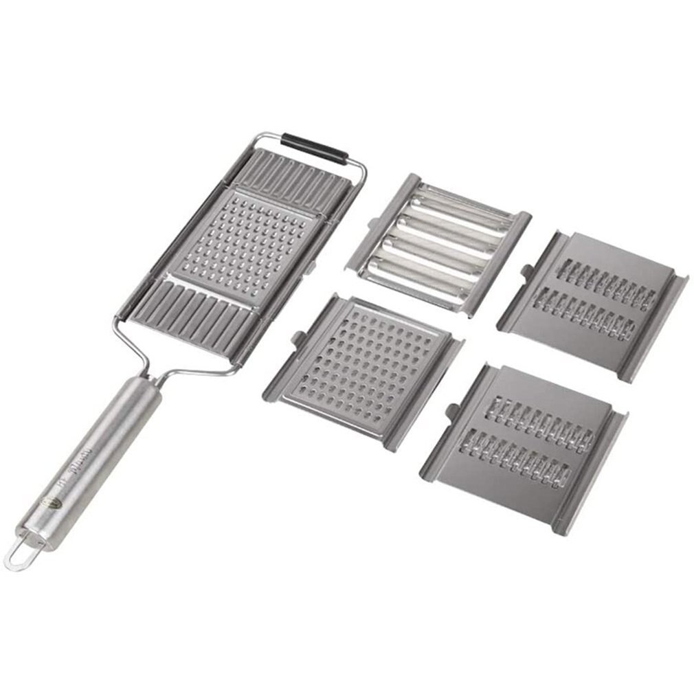 4 sets Slicer Stainless Steel Multi-blade Adjustable Peeler Fruits And Vegetables Kitchen Accessories Shredder Cheese Grater: Four-piece suit