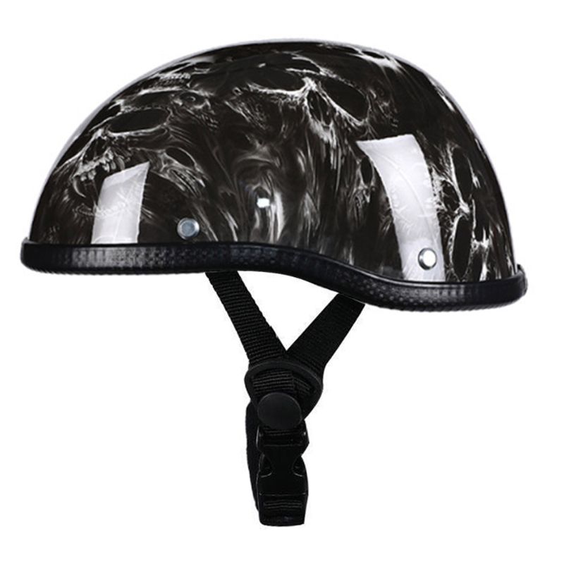Retro Safety Riding Helmet Adjustable Equestrian Breathable Hat Durable Head Cap: 9FF501306-BK