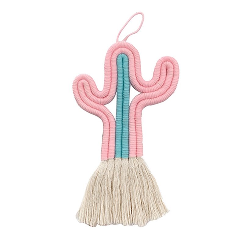 INS Handgemachte Kindergarten Decor Macrame Hängen Wand Dekor Kaktus Ornamente Kinder Bett Room Decor Baby Baby Foto Requisiten Home Decor: S7