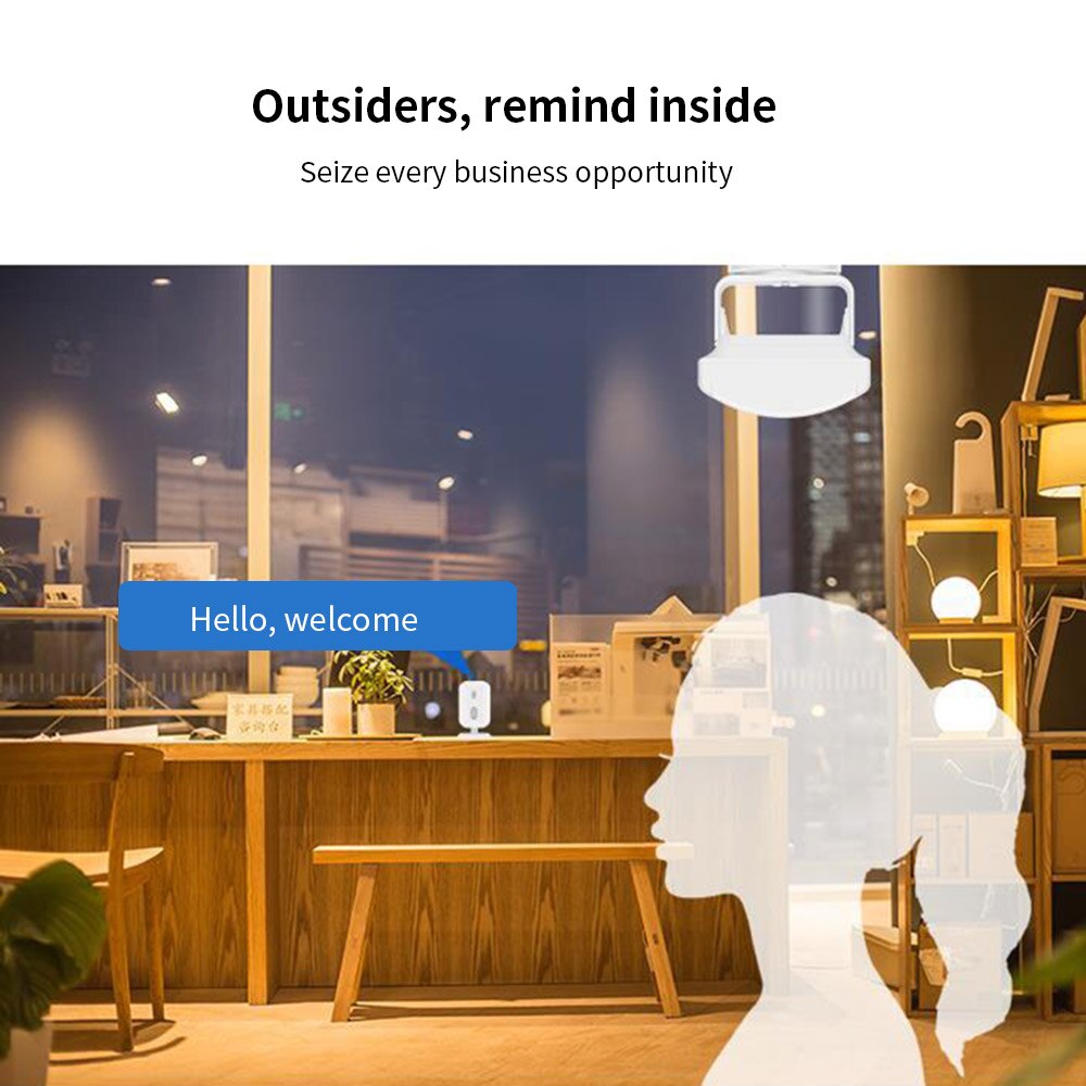 Wireless Doorbell Home Welcome Door bell Intelligent 280m Remote Door Bell Adjustable Doorbell Entry Motion Sensor Infrared