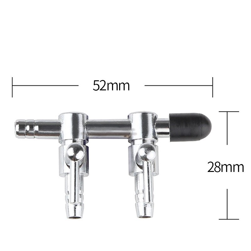 1-8 Way Aquarium Air Splitter Valve Fish Tank Air Pump Flow Splitter Distributor Pump Valve Tap Lever Control Switch Valve: 3