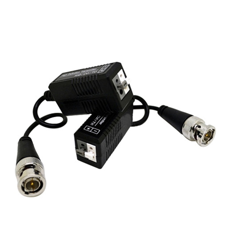 10 pares de vídeo cctv balun 1080p ahd hdcvi hdtvi bnc conector coaxial balun transceptores passivos para câmeras cctv