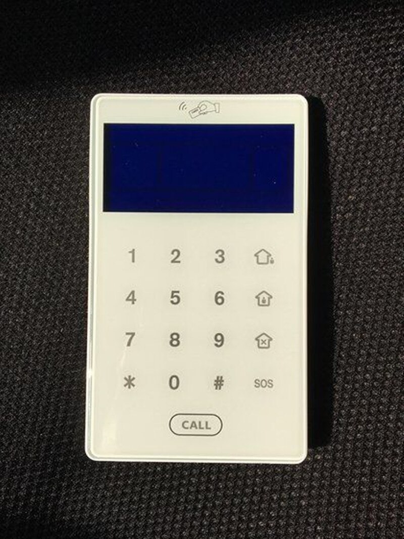 Focus Wireless 868Mhz RIFD touch keypad Disarm Alarm Host By RFID Tags Keypad Built In Lithium Battery