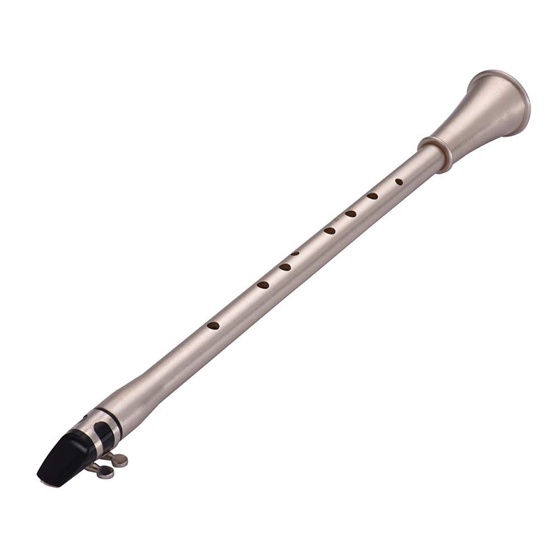 Mini Simple Clarinet Sax Compact Clarinet-Saxophone ABS Material Musical Wind Instrument for Beginners with Carry Bag