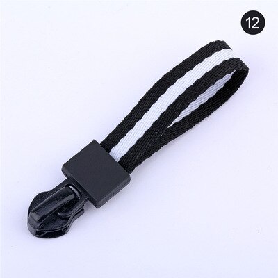 5 sztuk 5 # taśmy suwaki z suwakiem wstążka Zipper Pull odwrotnej instalacji dla niewidoczne Zip torby kurtki Zip głowy DIY szycia: 12