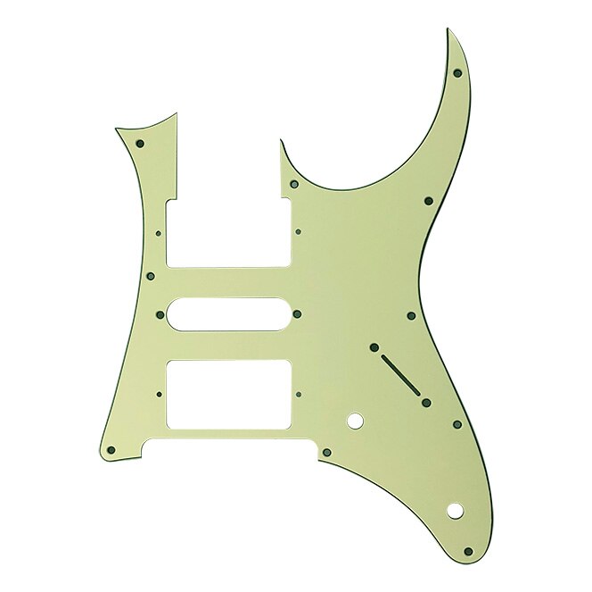 Pleroo anpassade elektriska gitarrdelar - för mij ibanez  rg 350 dxz gitarr pickguard hsh humbucker pickup repplatta: 3 skikt mintgrön