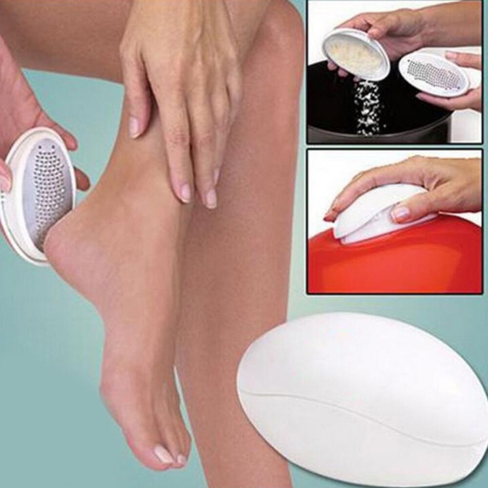 Foot Care Tool Home Use Massage Care Oval Egg Shape Pedicure Foot File Callus Cuticle Remover