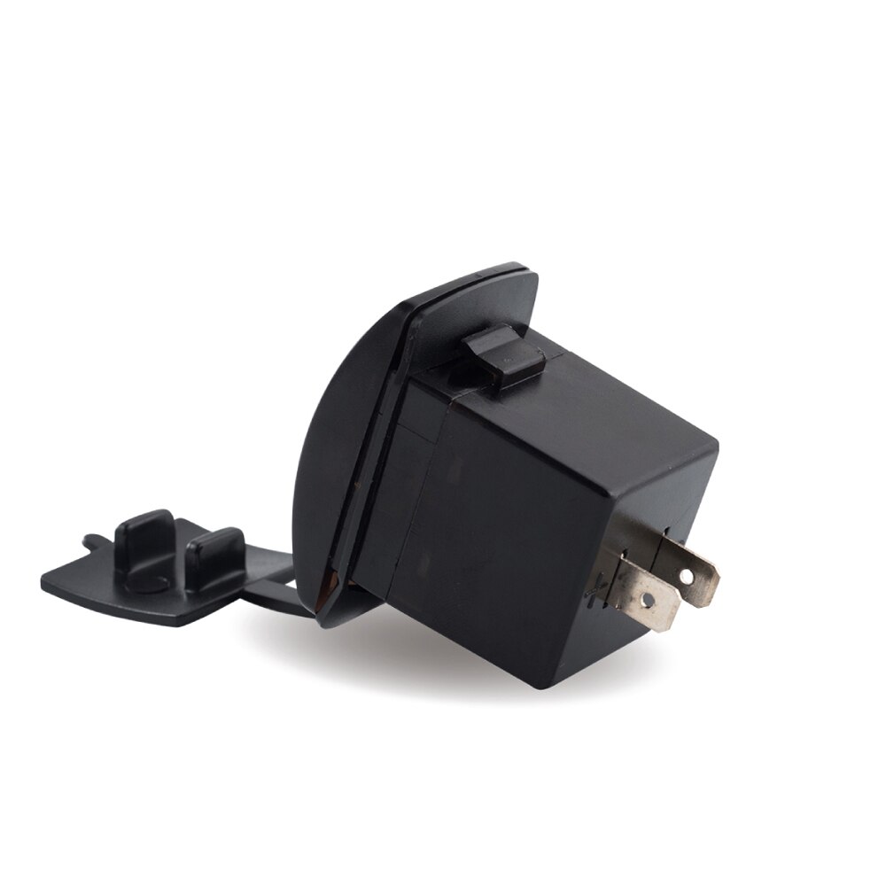 Waterproof 12V-24V Dual USB Plug Car Motorcycle Cigarette Lighter Socket Car Charger LED Digital Voltmeter Meter Electronic