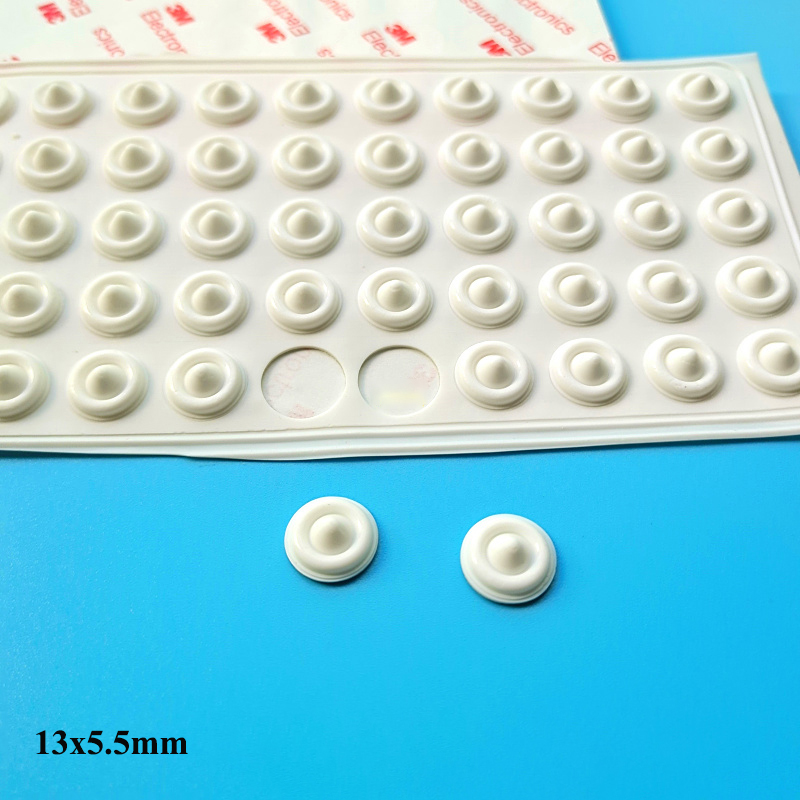 50Pcs/100Pcs 13*5.5Mm Self Adhesive Door Stopper Rubber Damper Buffer Cabinet Bumpers Silicone Furniture Rubber Feet Pads Cushio