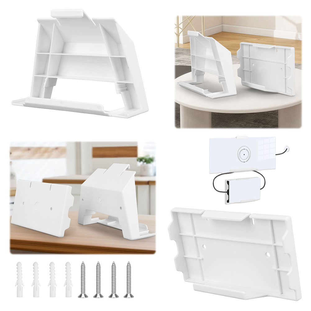 For Starlink Gen 3 Router Mount 2 in 1 Router Mount Power & Supply Brackets Holder Stability Wall Holder for RV Boat Home Office