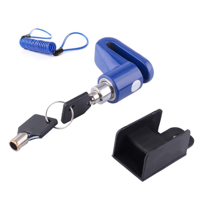 Candado antirrobo para ruedas de patinete eléctrico, llave portátil con cable de acero, accesorios para bicicleta de montaña: B2