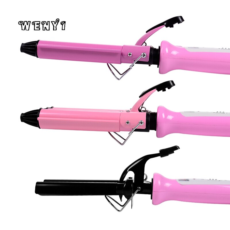 Wenyi 3 Barrel Clamp Hair Curlers Rollers Adjustable Hair Curling Irons Curling Wand Wave Electric Waver for Women Beauty Hair