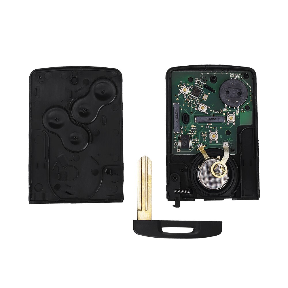 Dandkey For Renault Megane Scenic Laguna Koleos Clio Remote Key Smart Card Car Key 4 Buttons Fob 433MHZ PCF7952 Chip