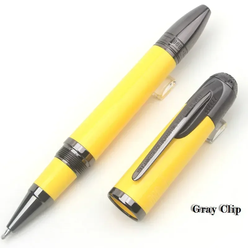 Classique Signature Ferr-ari Gray/Silver Clip Red Piston Rollerball Ballpoint Ink Fountain Pen Office Writing for: PURPLE / Red