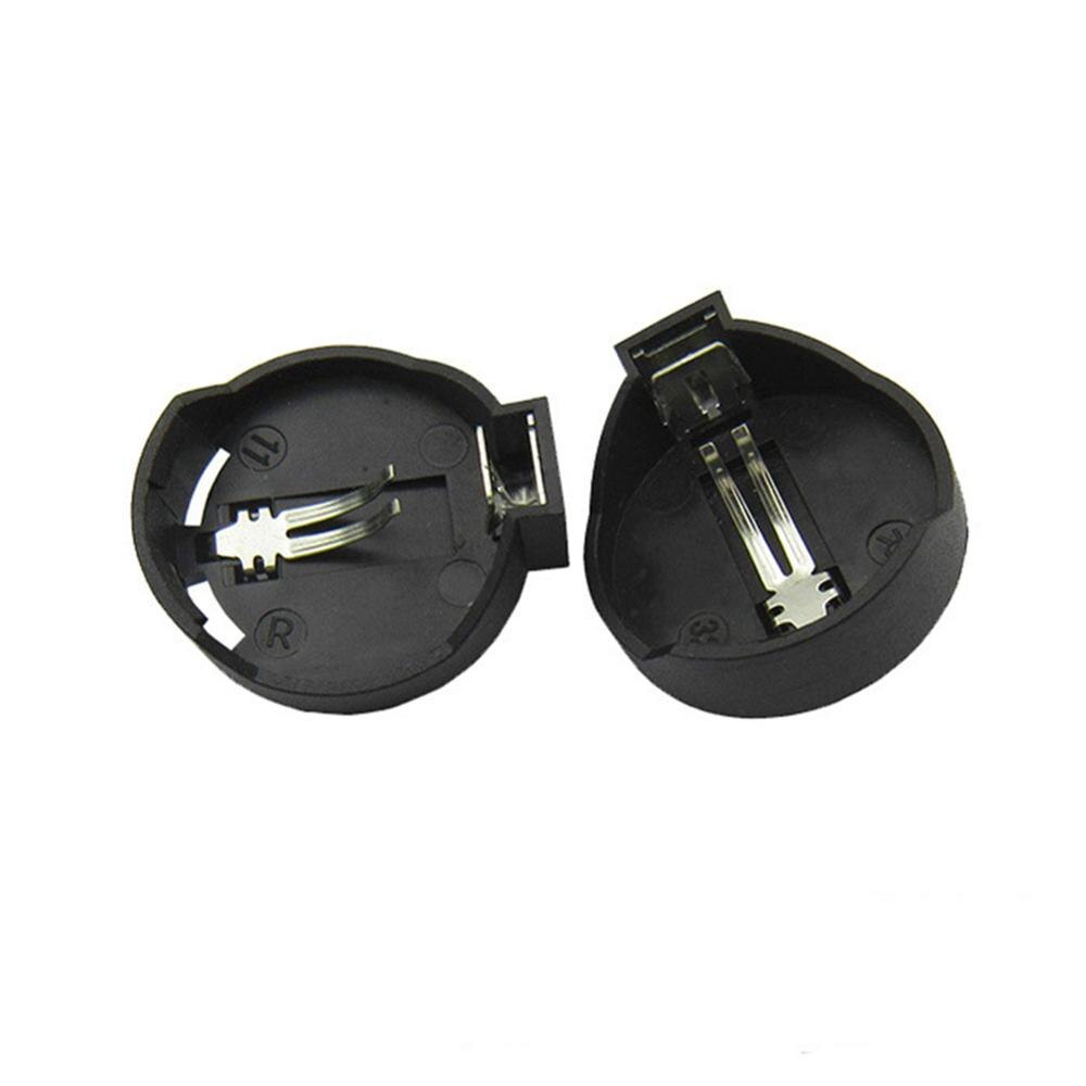 10Pcs Black CR2032 3V Button Cell Box Coin Cell Battery Socket Holder Case Battery Box