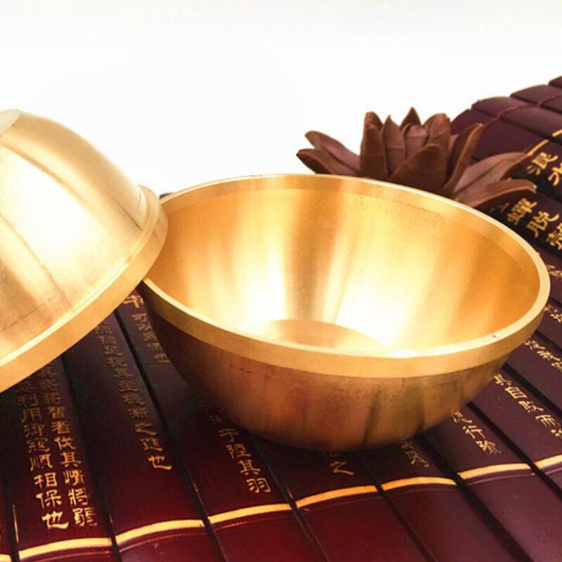 Copper Tibetan Holy Water Bowl Buddha Disciples To... – Vicedeal