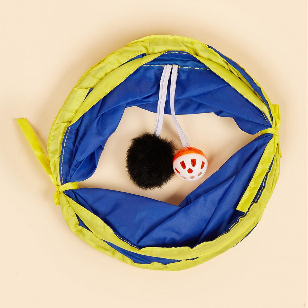 Kat Tunnel Speelgoed Met Pluche Bal Grote Ruimte Inklapbare Kitten Spelen Tunnel Buis Speelgoed Konijn Spelen Hond Tunnel Buizen