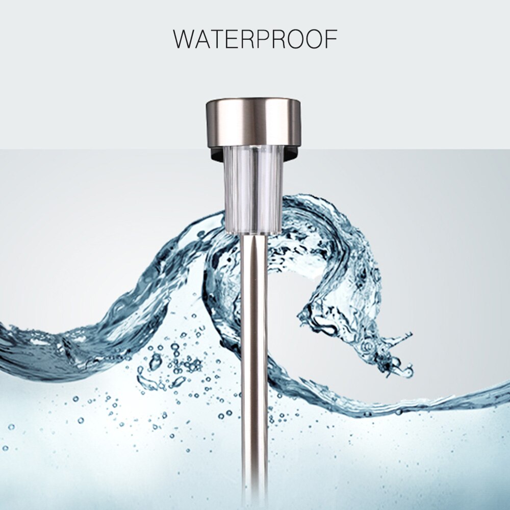 Led Rvs Solar Tuinverlichting Gazon Licht Energiebesparende Solar Lampen Voor Tuin Yard Outdoor Aarding Licht 12 stuks