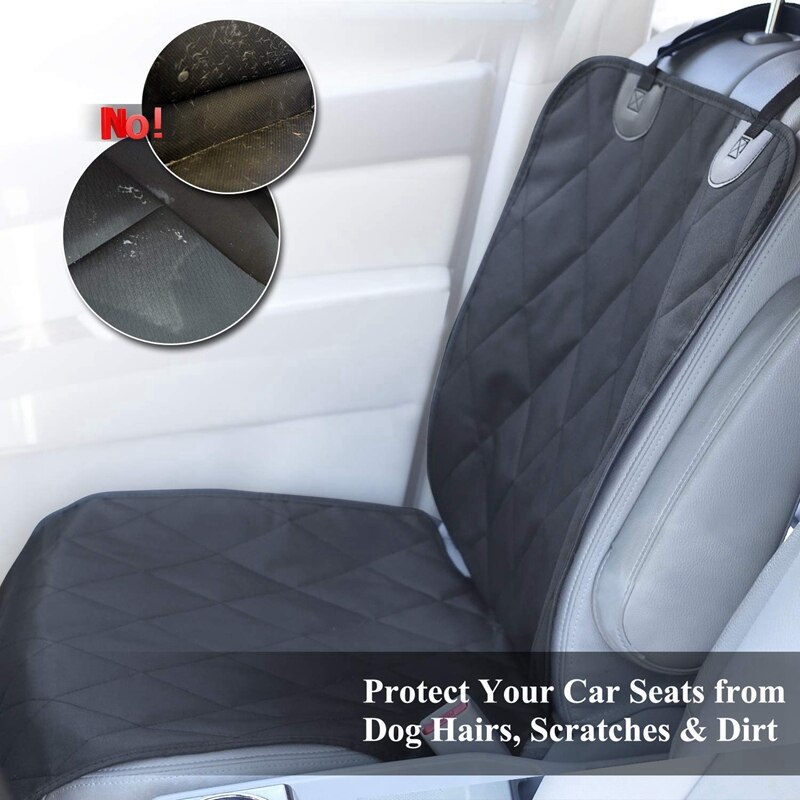 Hond Auto Stoelhoezen Met Universele Fit, huisdier Autostoel Protectors Met Anti-Slip Backing Voor De Meeste Auto 'S, Suv 'S & Mpv 'S Zwart