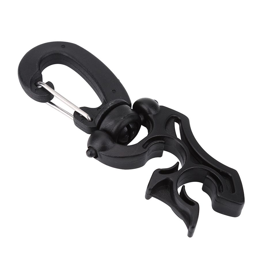 Doppel-bcd-schlauchhalter mit clip-schnalle, doppel-bcd-clip, regler-halteschnalle zum tauchen und schnorcheln