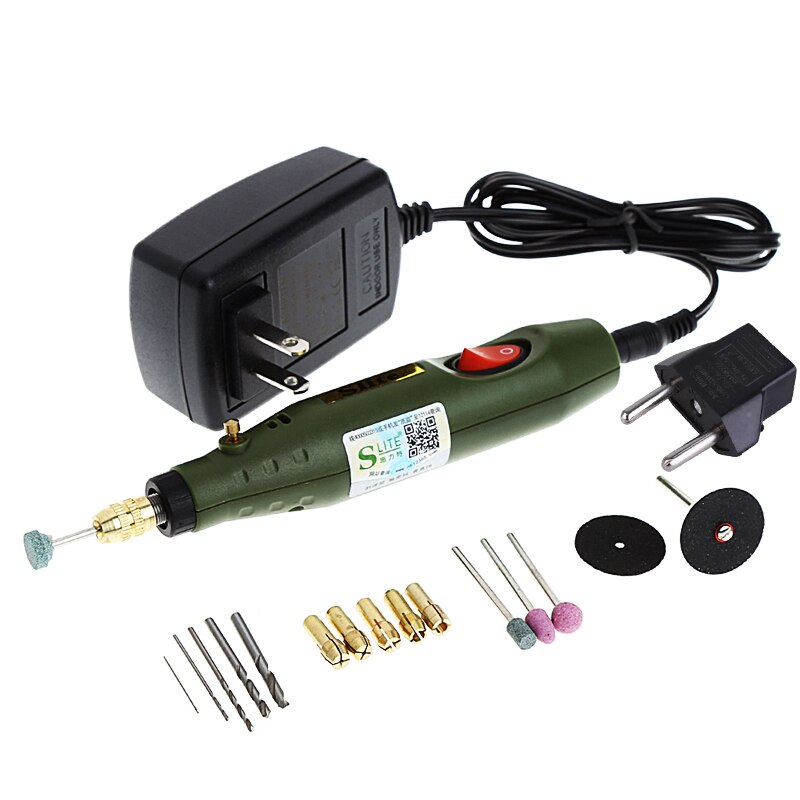 Las mejores herramientas eléctricas de 110V pluma de grabado Mini amoladora eléctrica máquina de pulido pequeña máquina de perforación Manual herramientas eléctricas enchufe de EE. UU.