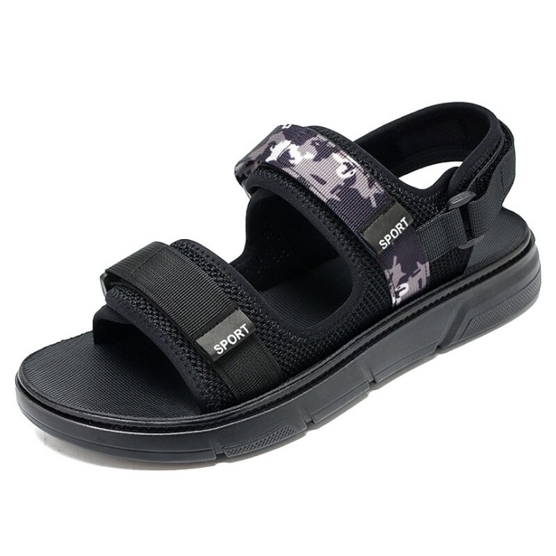 Sandali estivi da uomo Casual sandali da spiaggia morbidi traspiranti da esterno scarpe sportive da uomo sandali con plateau: VIOLA / 39