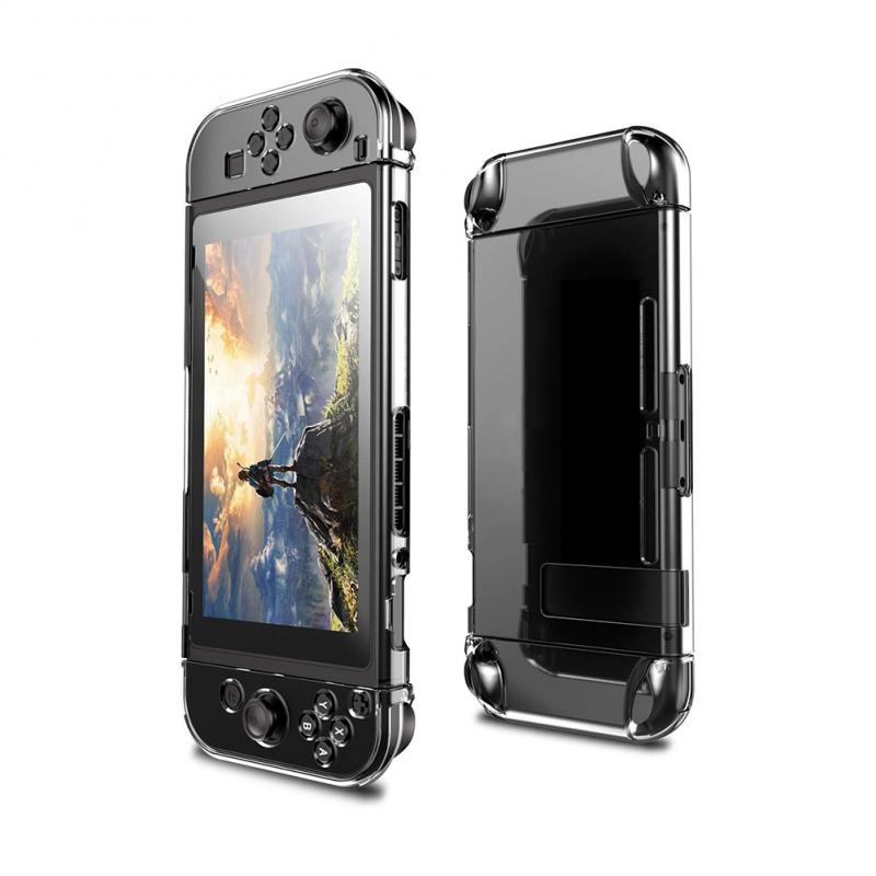 Zachte Siliconen Case Voor Nintendo Switch Cover Beschermhoes Cover Voor Nintendo Schakelaar Lite Ns Tpu Case Schelpen Met Bureau stand