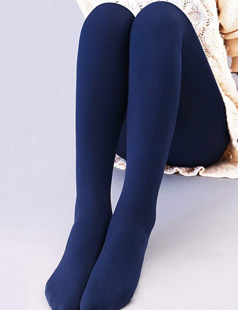 2 paar/set Womens Opaque Warme Fleece Gevoerde Panty-Thermische Winter Outdoor sport Panty