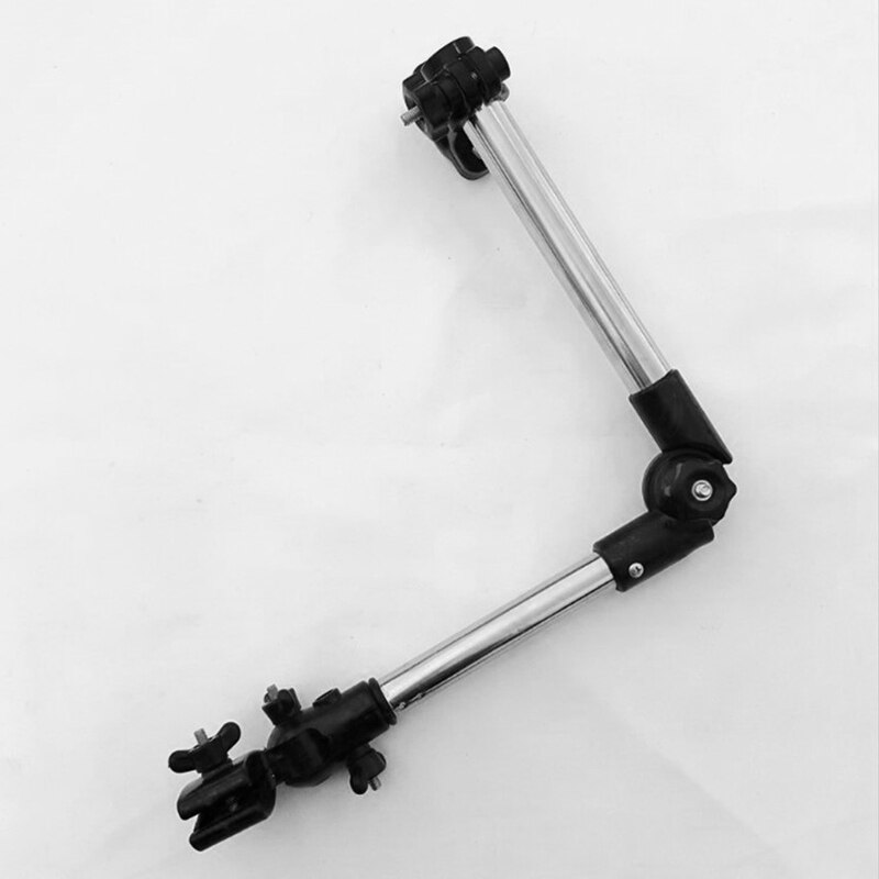 Wózek inwalidzki wózek rowerowy obrotowy parasol łącznik uchwyt wózka dowolny kąt stojak na parasole ze stali nierdzewnej sprzęt przeciwdeszczowy praktyczny