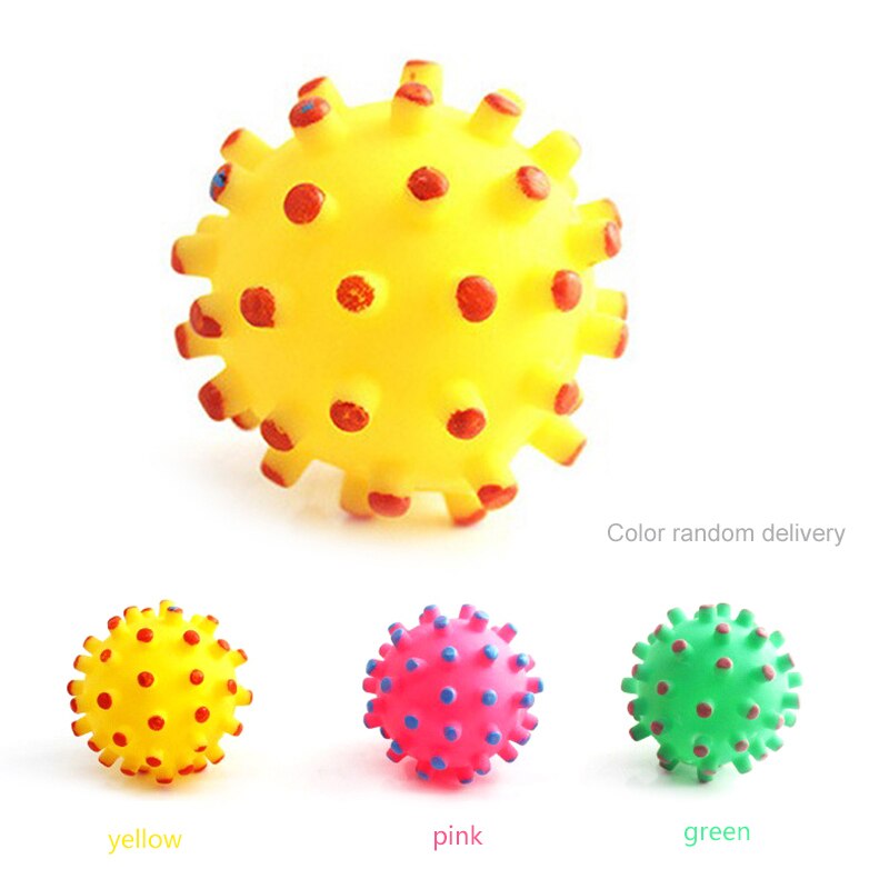 1pcs Pet Dog Toys Cat Self-excited Toy Plastic Ball Interactive Cat Training Toys Cat Toy Pet Product Random Color