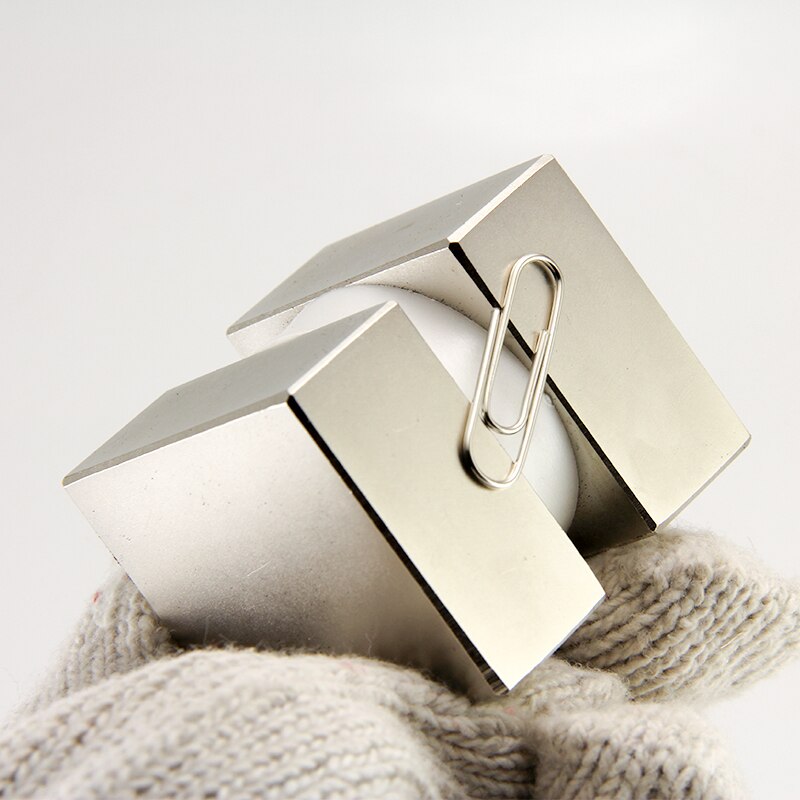 slow down water gas meter neodymium magnet 40*40*20mm super strong N52 magnets rare earth nickel plate surface