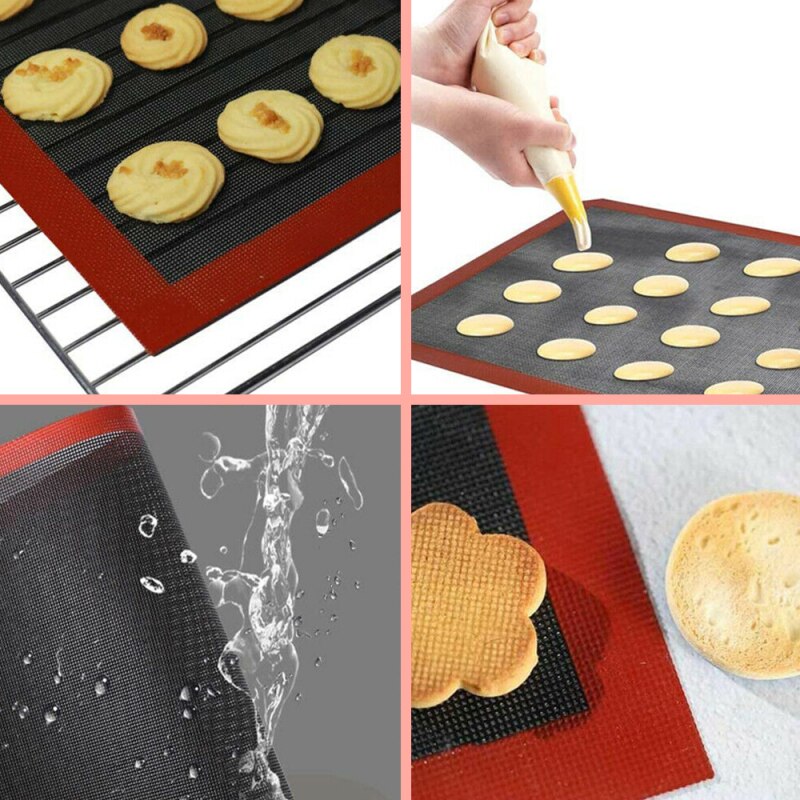Microgeperforeerde siliconen bakmat antiaanbak ovenplaat bakmat gereedschap broodbakmat ademende bakmat keukengadgets